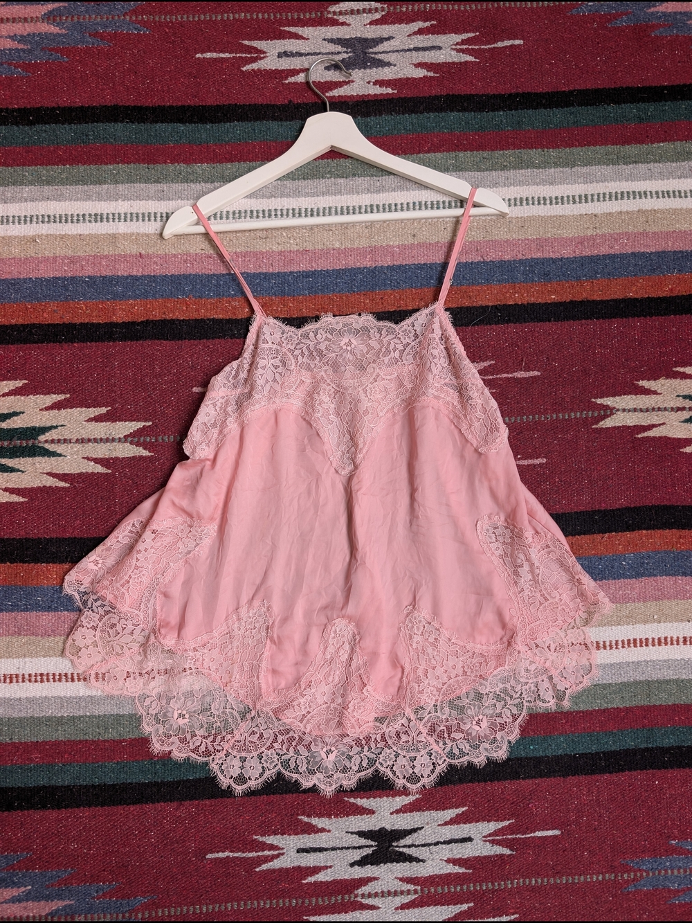 Victoria's Secret Light Pink Satin Cami Top S